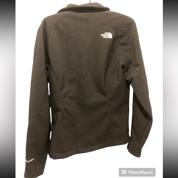 North Face Apex Women's Black soft shell jacket windproof fleece-lined Medium - Picture 5 of 8